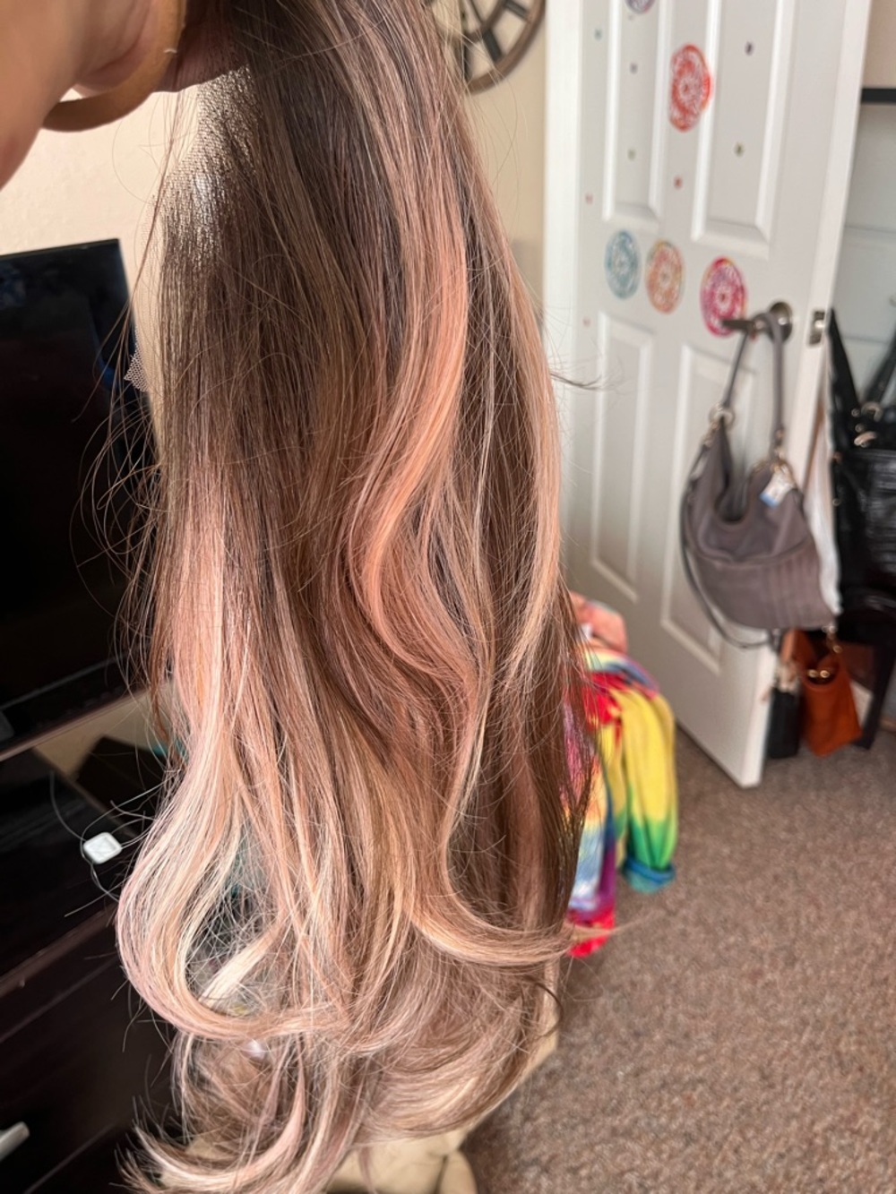 Peachy, blonde and brown never worn CSC standard Bridgette. Blend is gorgeous!